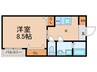 シエルグランデ町楠葉 1Rの間取り