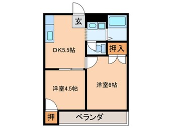 間取図 御舟ハイツ