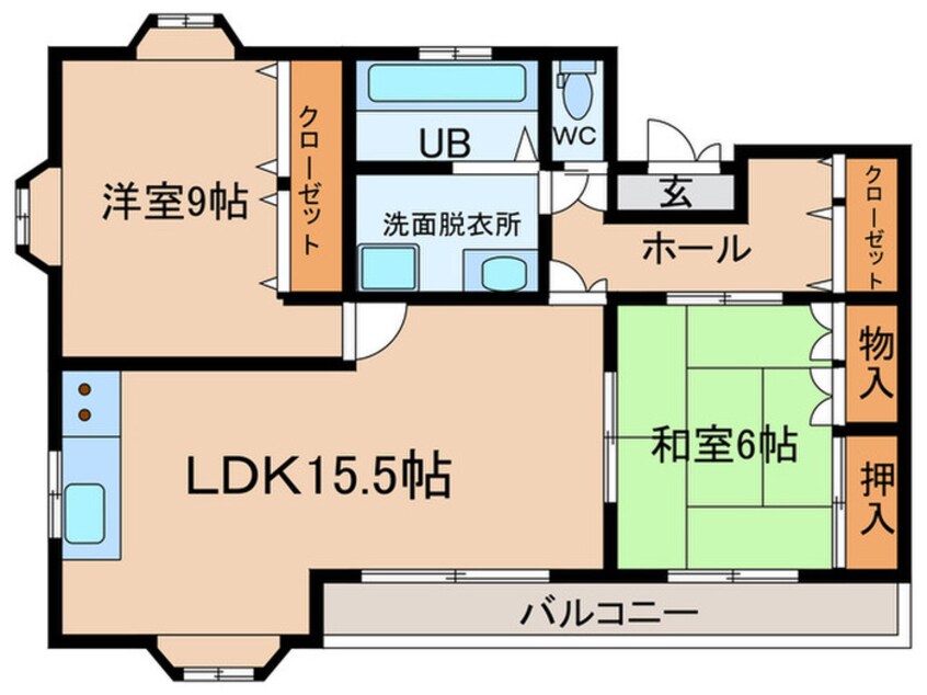 間取図 御舟ハイツ