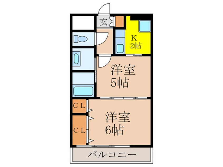 間取図 ハイツ新和