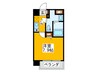 セレニテ難波西 1Kの間取り