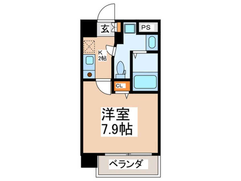 間取図 セレニテ難波西