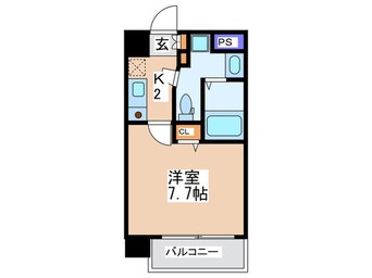 間取図 セレニテ難波西