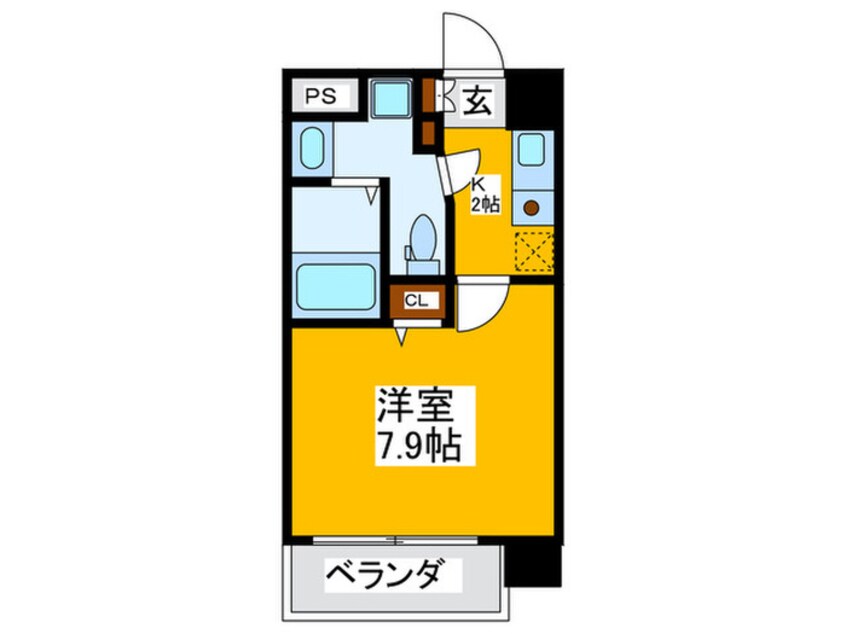 間取図 セレニテ難波西