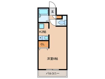 間取図 グランピア今津(702)