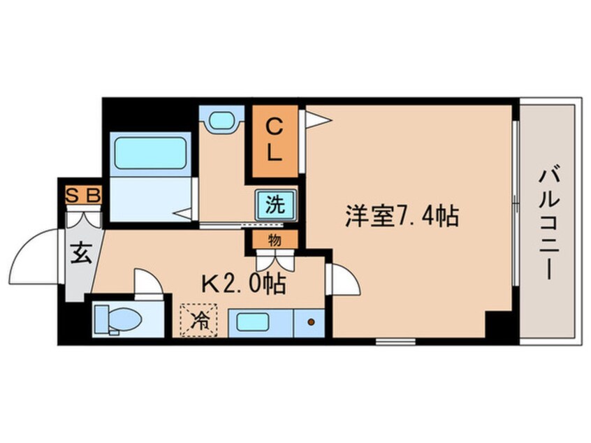 間取図 グランデ－ジュ鴨川