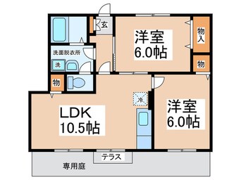 間取図 メゾン・ファミ－ル