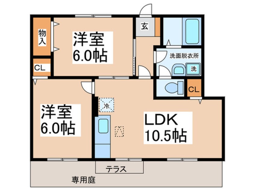 間取図 メゾン・ファミ－ル