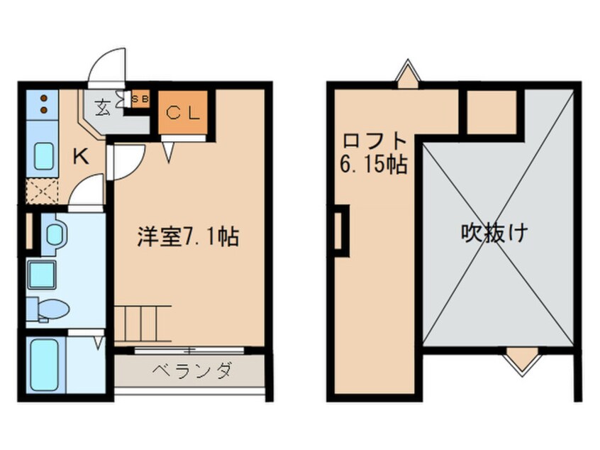 間取図 クレインウエステン