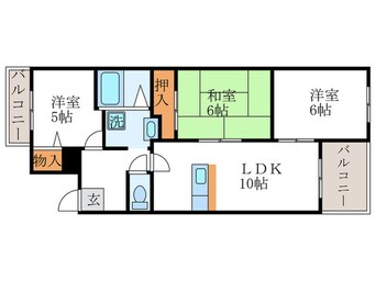 間取図 パレセゾン・アン