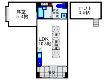 間取図 ＥＡＳＴ－１