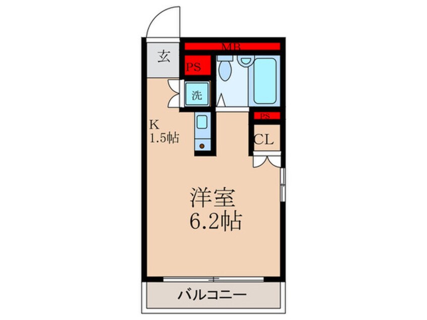 間取図 吉富ビル日の出プラザ１号館