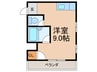阪口ハイツ 1Rの間取り