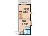 GYM清水が丘 1DKの間取り