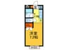 プロパティ中小阪 1Rの間取り
