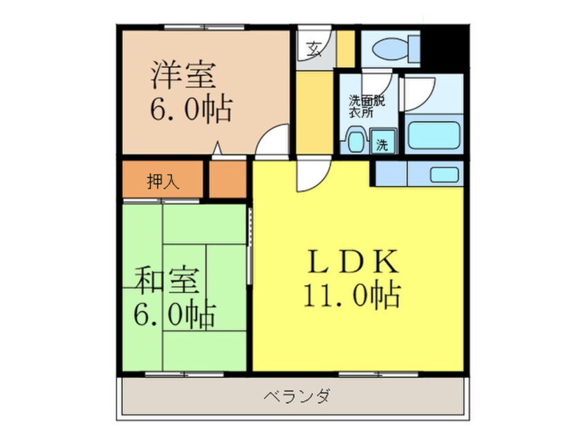 間取図 チサトマンション