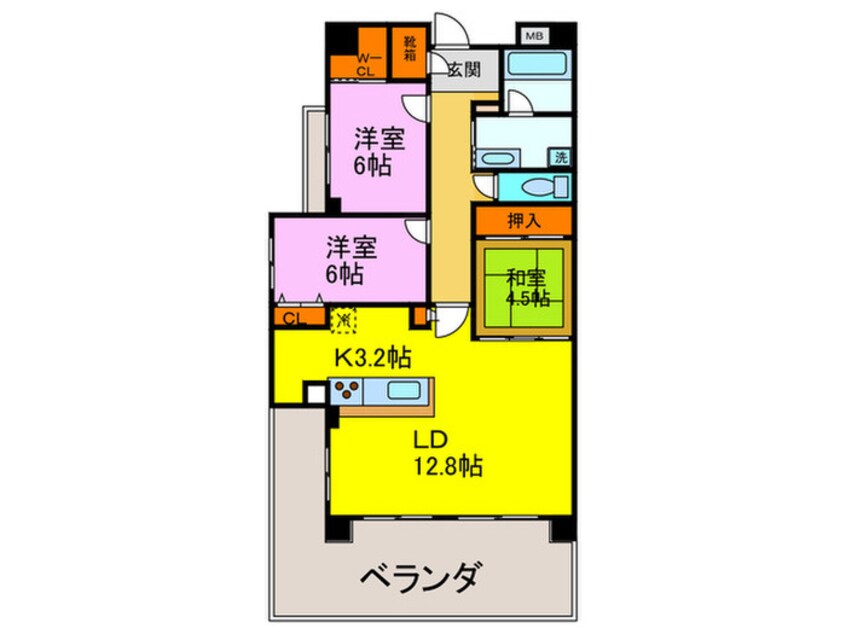 間取図 インペリアル鳳