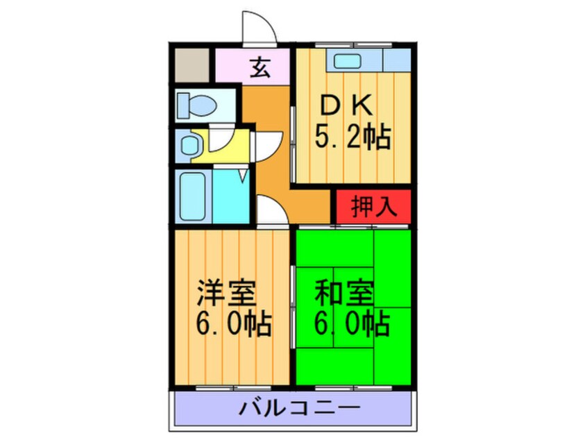 間取図 エンジェリ星ヶ丘