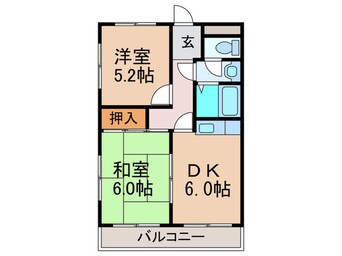 間取図 エンジェリ星ヶ丘