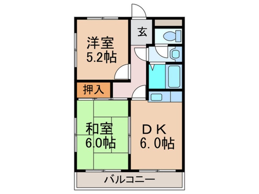 間取図 エンジェリ星ヶ丘