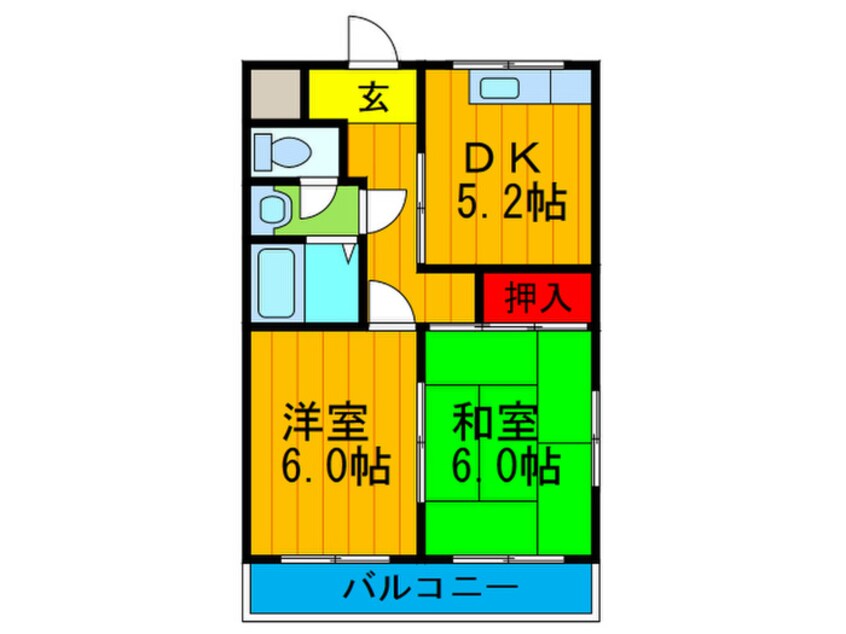 間取図 エンジェリ星ヶ丘