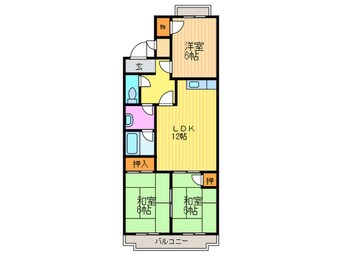 間取図 シベール桂泉