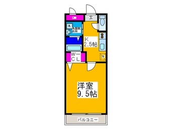 間取図 アム－ル松谷Ⅱ