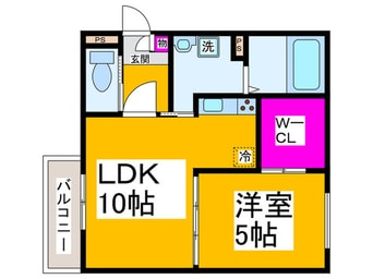 間取図 仮）オガールコートナカモズ
