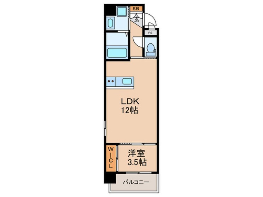 間取図 ウイルコート大今里西