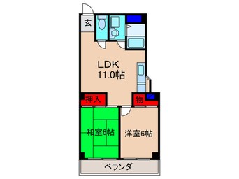 間取図 ストリーム桜ヶ丘