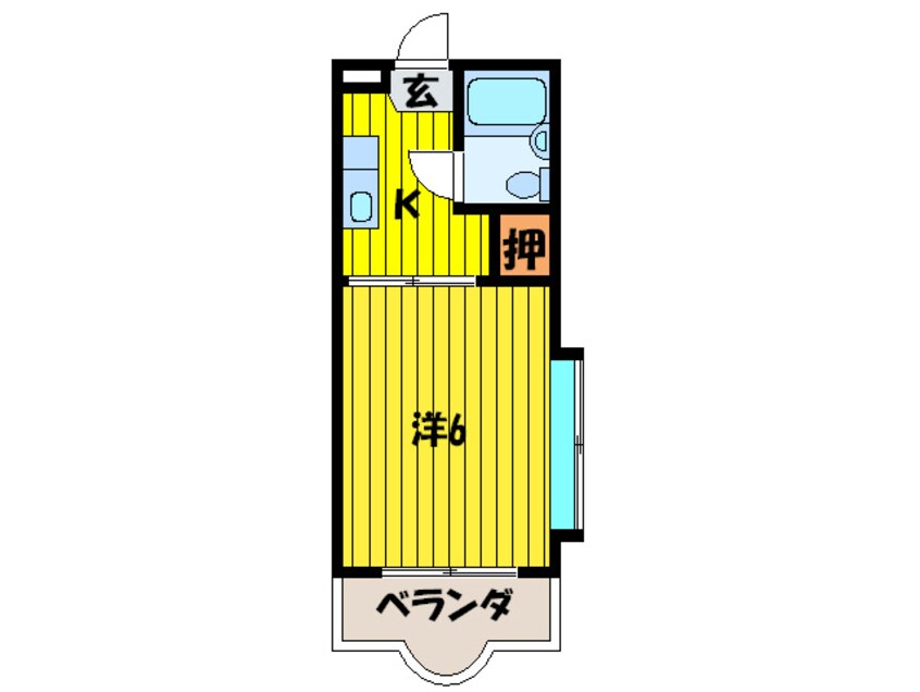 間取図 ロータリーマンション稲田