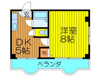 間取図 ロータリーマンション稲田