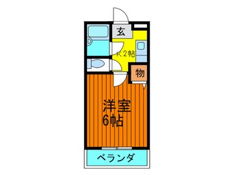 間取図 ロータリーマンション稲田