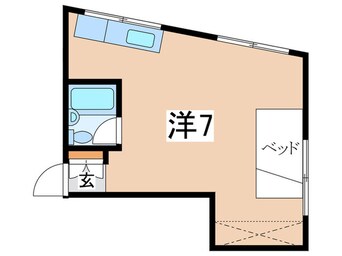 間取図 コーポ鶴ヶ丘