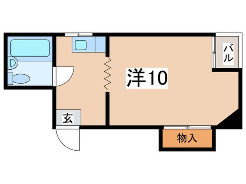 間取図 コーポ鶴ヶ丘