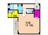 スプレンダ－ 1Kの間取り