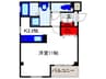 スプレンダ－ 1Kの間取り