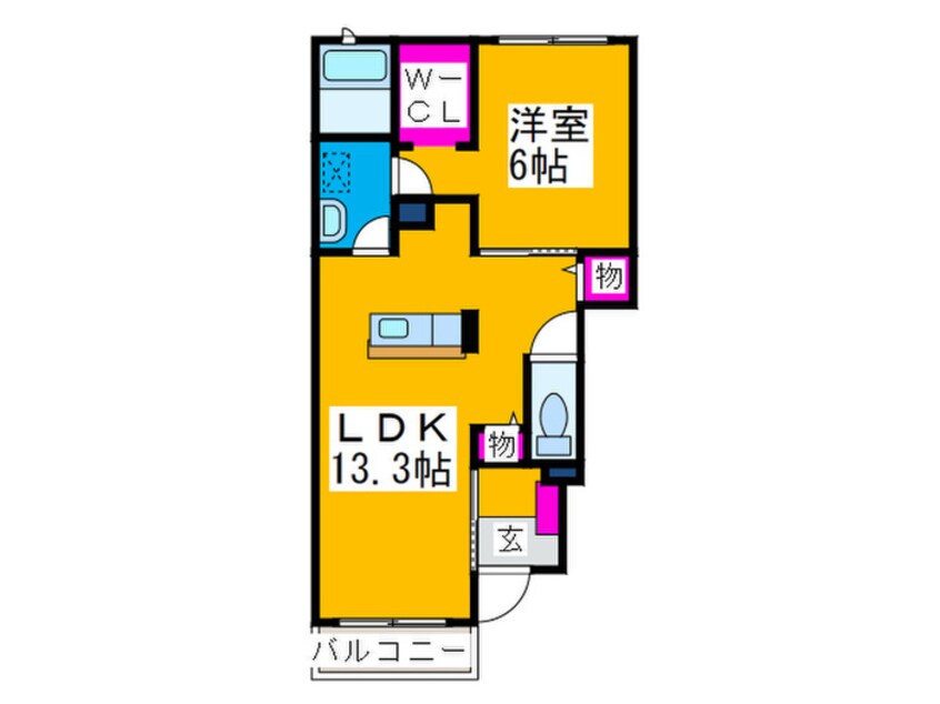 間取図 フィデール　カーサ