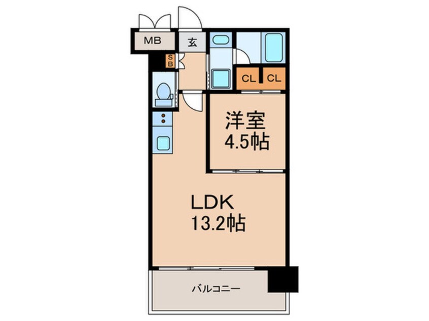 間取図 プレジオ森之宮