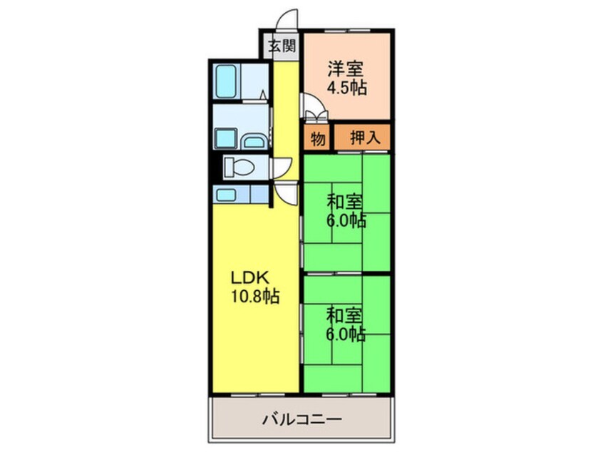 間取図 パークウェイハイツ