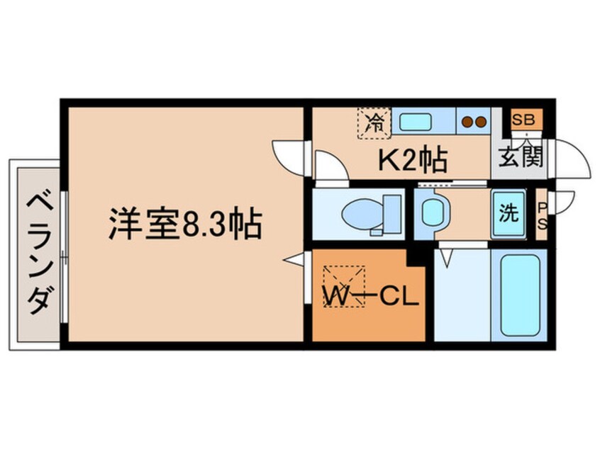 間取図 ブランシェ御陵Ⅱ