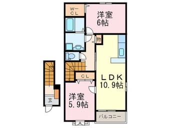 間取図 ソレアードＡ