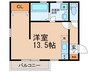 sumisei照ヶ丘 1Rの間取り