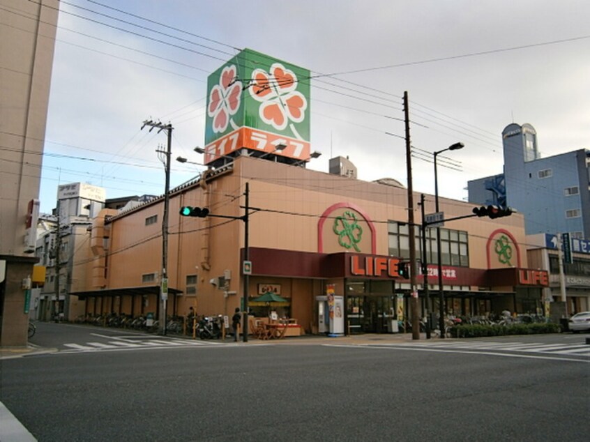 ライフ都島店(スーパー)まで450m グランカーサ都島