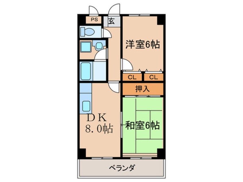 間取図 サンモール松本