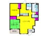 エンフィ－ルドエミネンス 2LDKの間取り