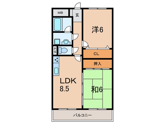 間取り図 レジデンス松栄