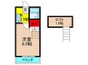 ＭＯＮＡハウス 1Kの間取り