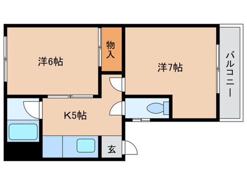 間取図 瀬川ハイツ