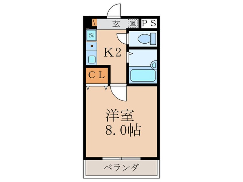 間取図 ＬＡＫＥ　ＳＱＵＡＲＥ-Ⅰ